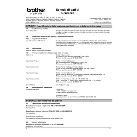 Toner altissima resa 900 Brother ciano  TN-900C